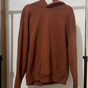 Brown Abercrombie & fitch hoodie oversized